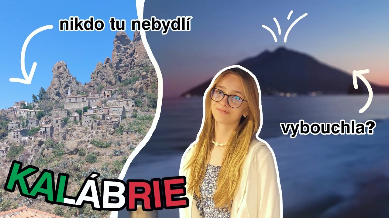 JEDEME DO KALÁBRIE🇮🇹 | město duchů, sopka, šnorchlování... | vlog z dovolené (valakarol)