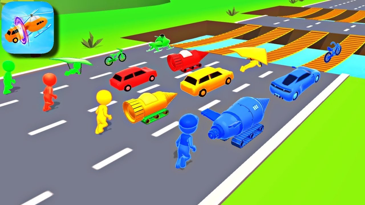 Shape Shifting 🏃‍♂️🚗🚲🚦all Levels Gameplay Walkthrough Android,ios Max Level MAXER93