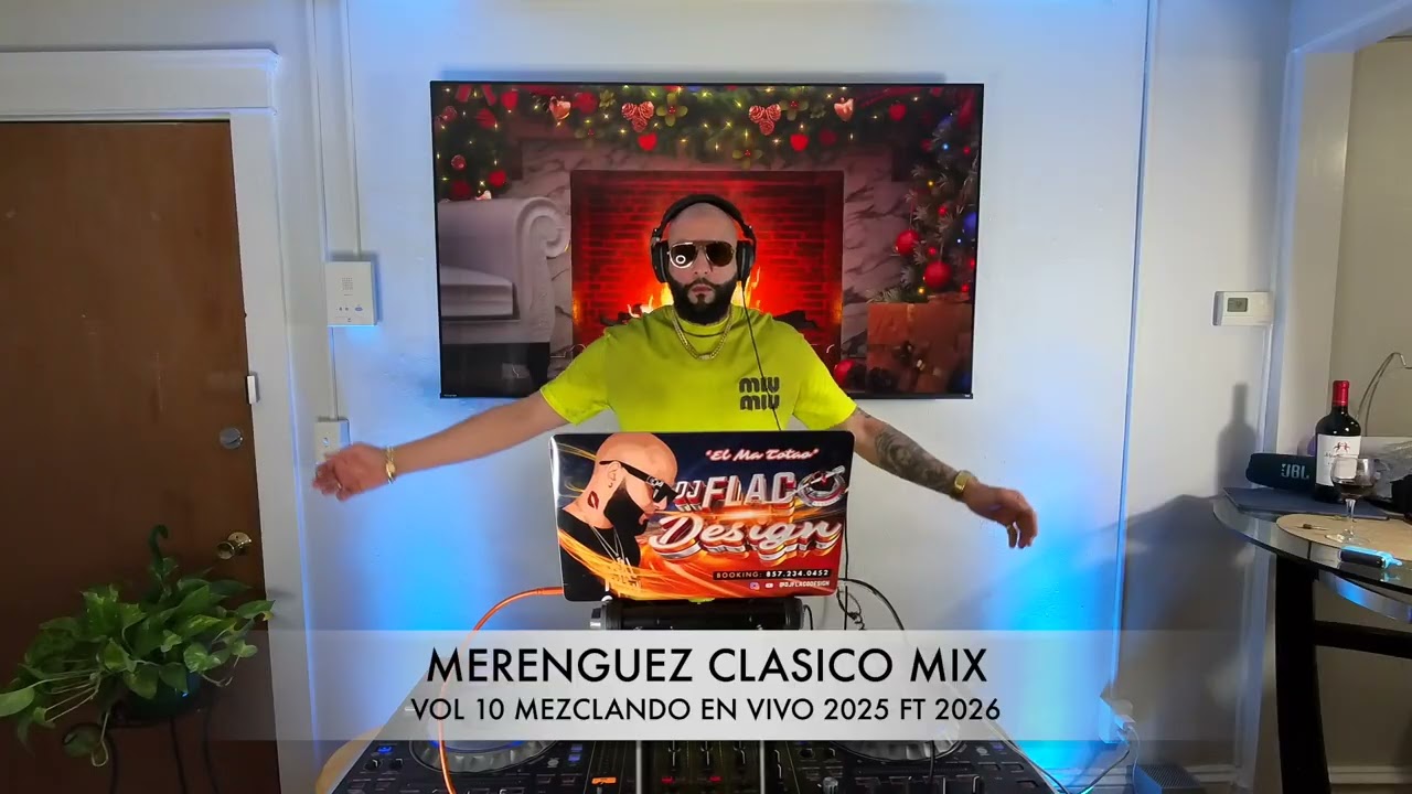 MERENGUEZ CLASICO MIX VOL 10 MEZCLANDO EN VIVO DJ FLACO DESIGN 2025 FT 2026 COMO BUSCARLA