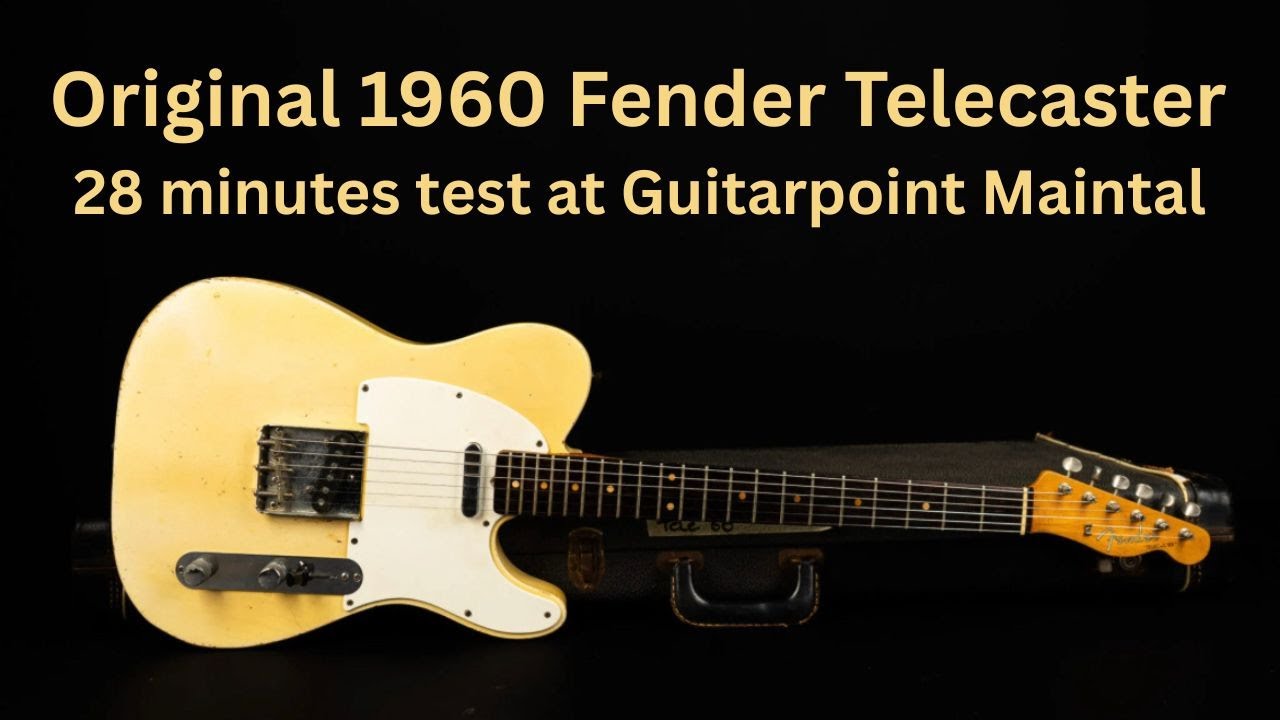 Original 1960 Fender Telecaster and 1964 Fender Pro amp at Guitarpoint Maintal