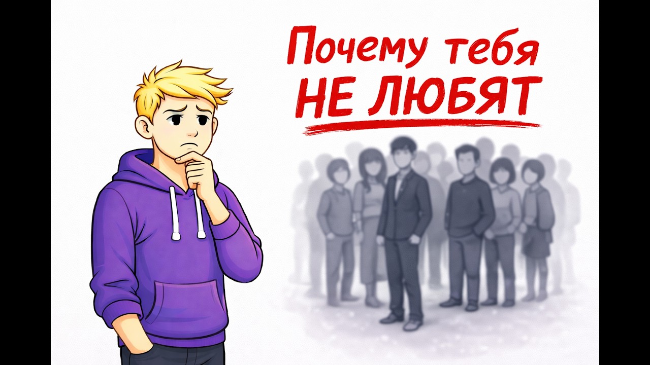 Почему ты не нравишься людям. Главные причины которые помогут тебе разобраться