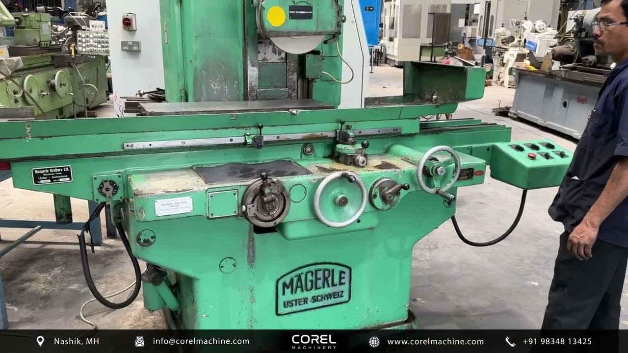 MAGERLE F-10 HYDRAULIC SURFACE GRINDER