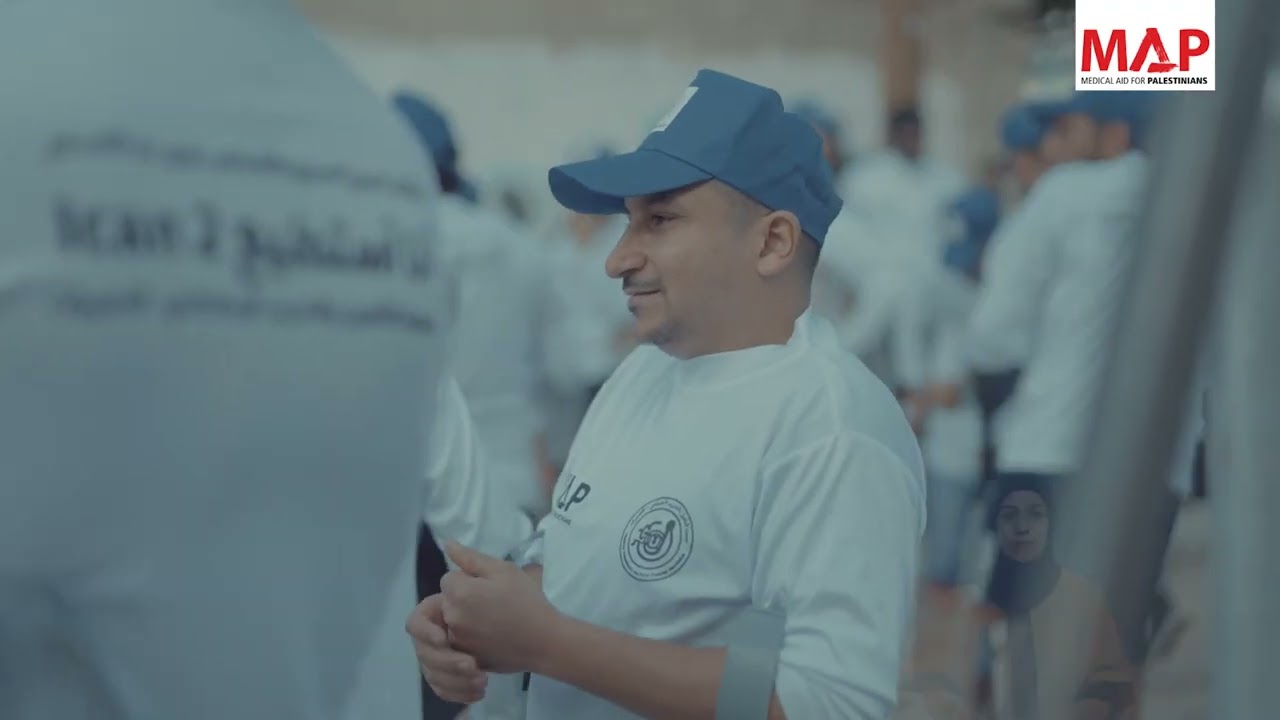 Palestinians with disabilities take part in marathon in Gaza