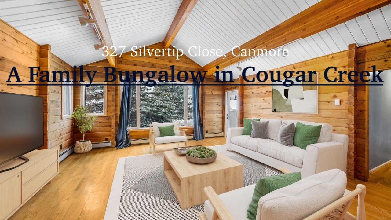 Family-Friendly Bungalow in Cougar Creek | 327 Silvertip Close, Canmore