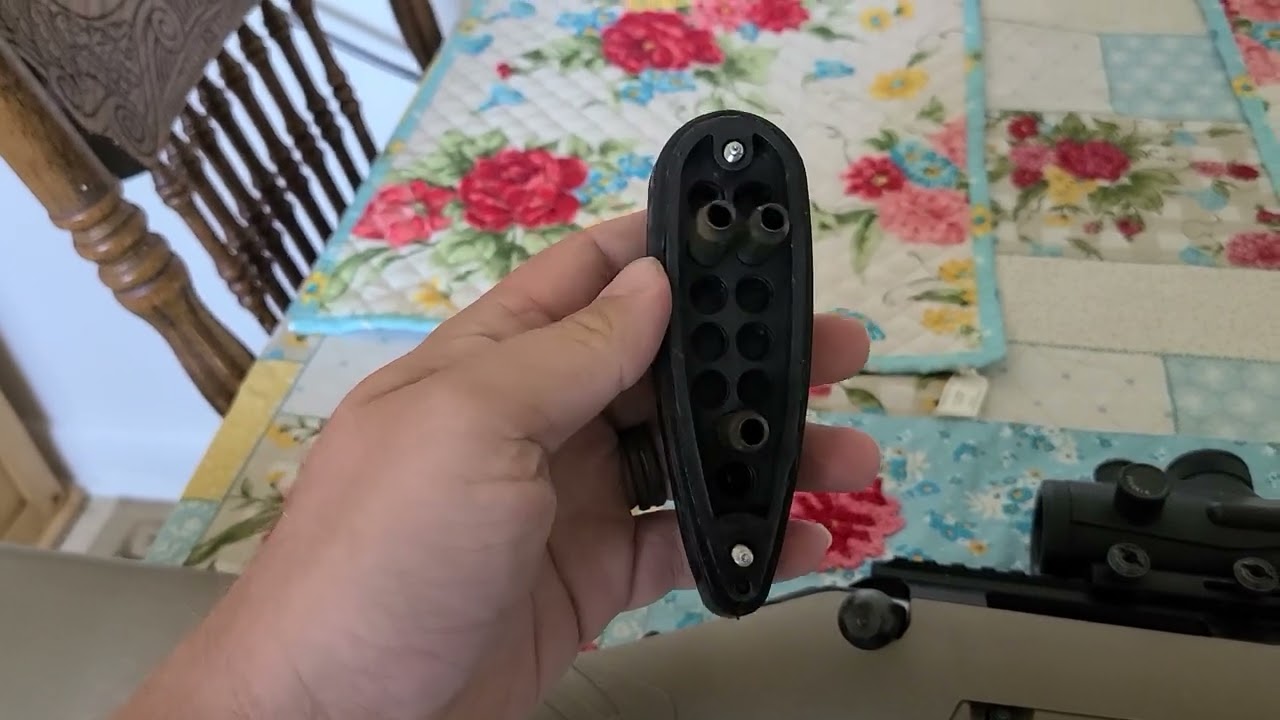 Ruger American Ranch 5.56 butt pad hack!