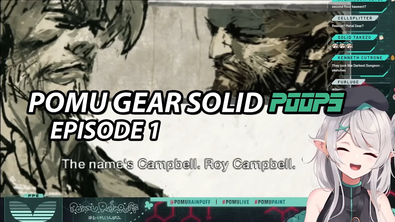 Pomu Rainpuff играет в MGS: PoOps (Highlights EP1: Roy Campbell)【NIJISANJI EN】