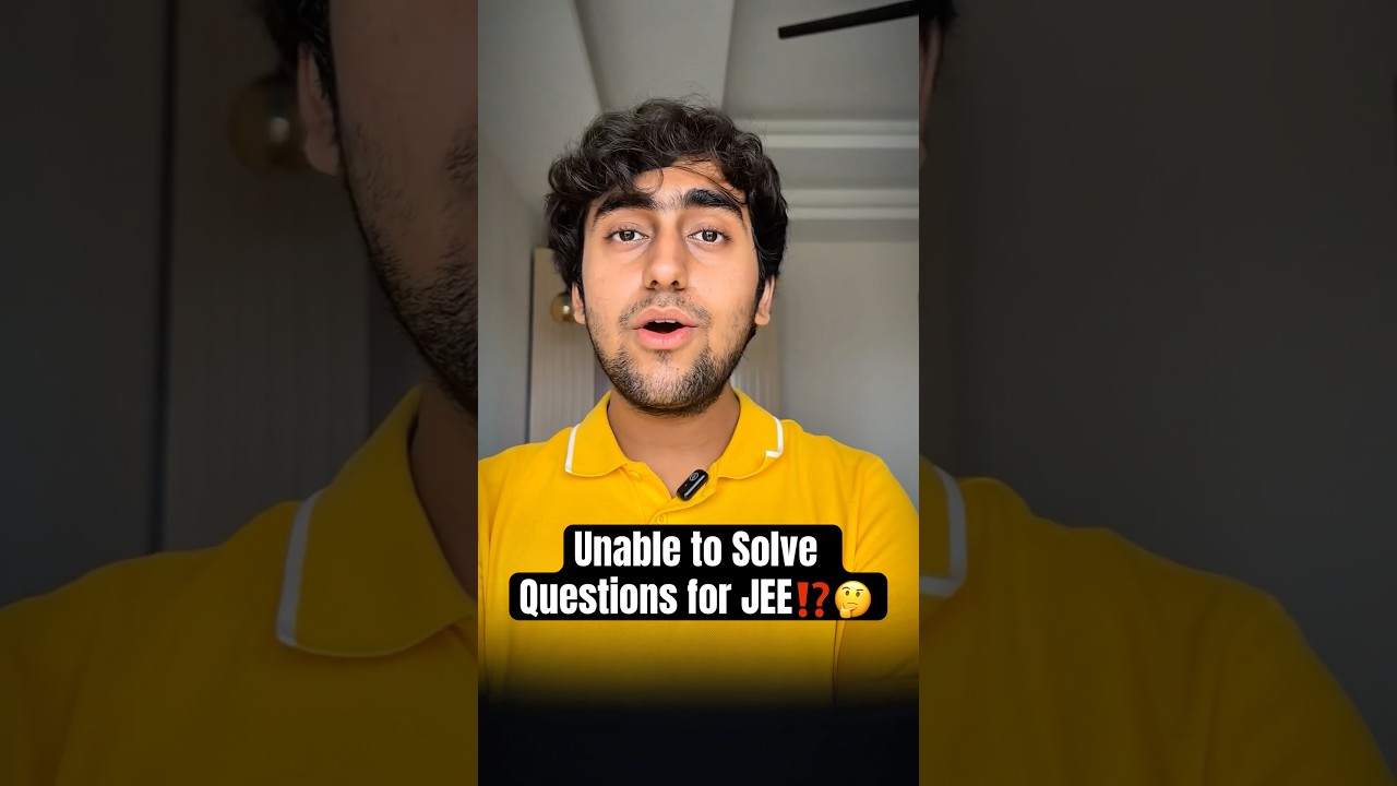 Simple Trick for Question Solving in JEE‼️🔥#jee#jee2027#jee2028#jeemains2027#iit#shorts#motivation