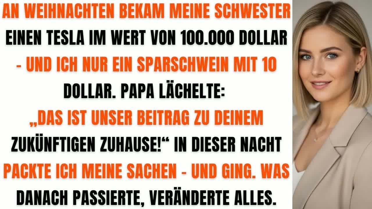 Meine Schwester bekam einen Tesla – ich nur 10 Dollar  Was an diesem Abend geschah, veränderte a