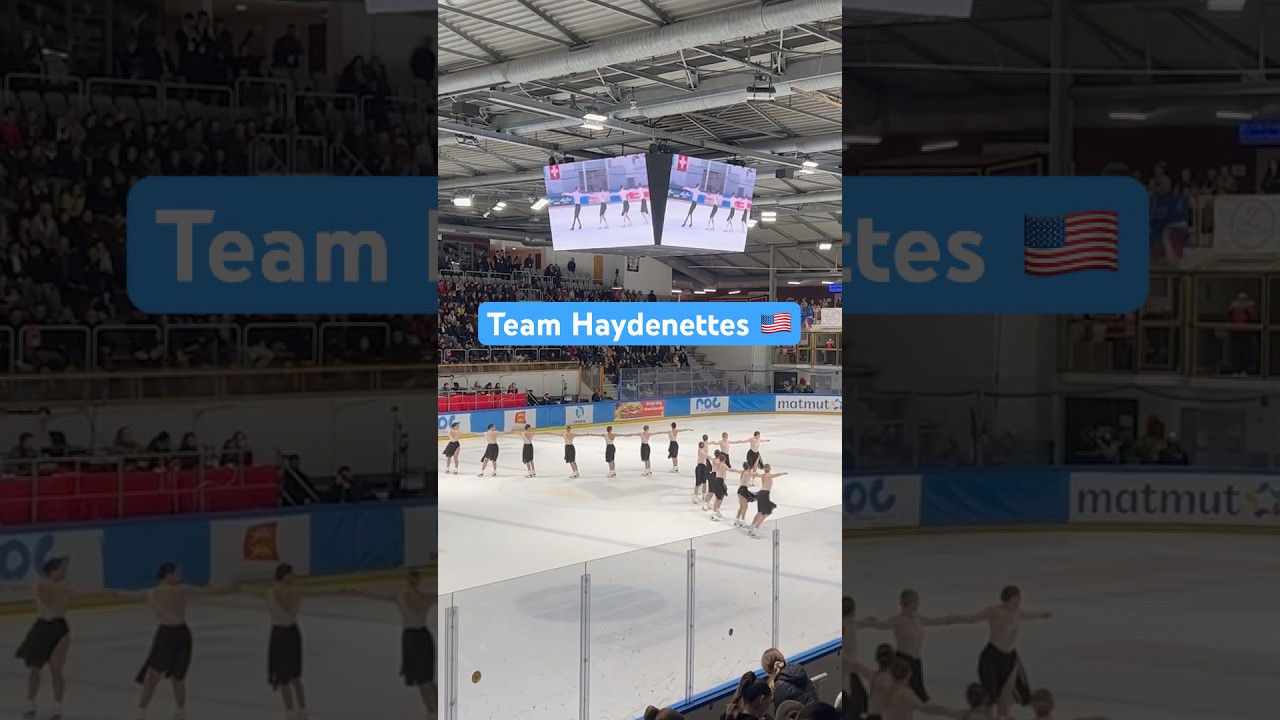 Team Haydenettes 🇺🇸 - French Cup 2025 #synchronizedskating #iceskating #figureskating