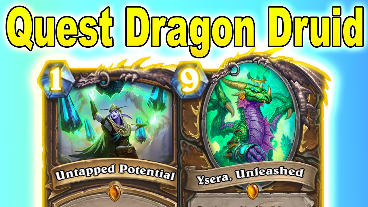 Quest Big Dragon Reno Druid Will Make Your Day Better! Castle Nathria Mini-Set | Hearthstone