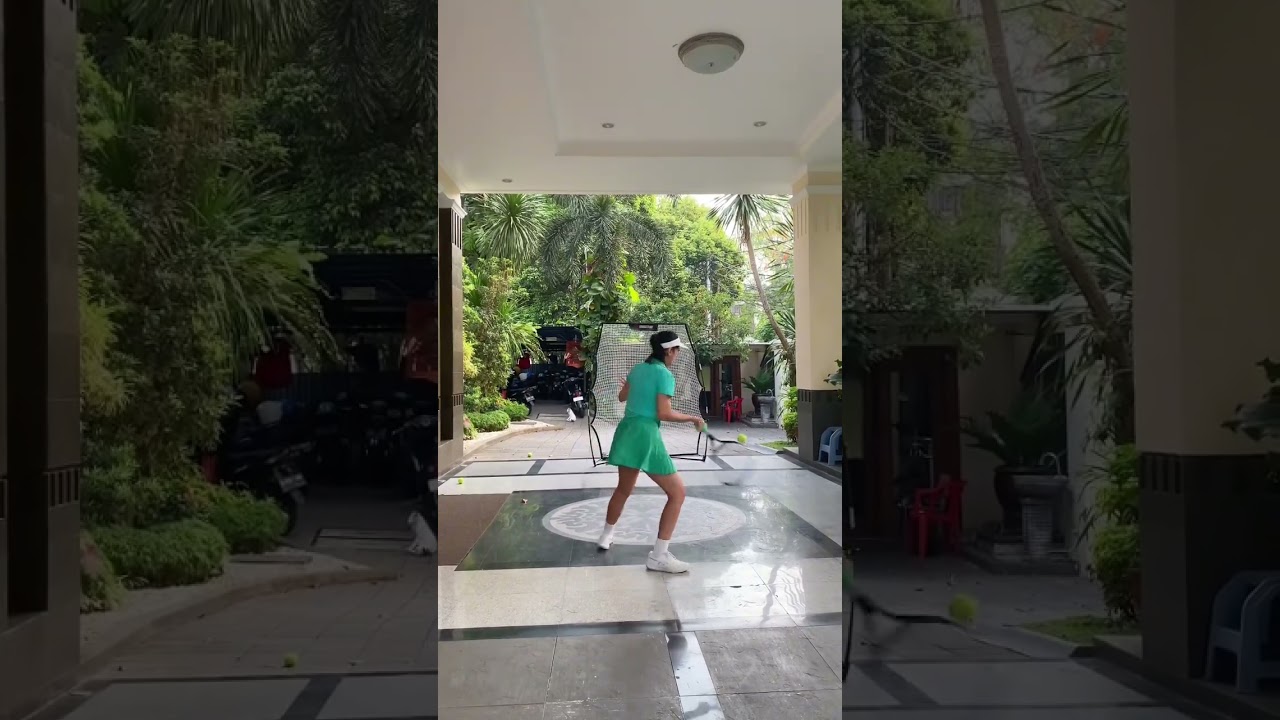 Tennis rebounder 🎾 #tennis #shorts