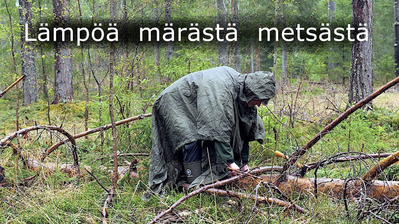 Retkeily sateessa. Säätiedotus petti! :(