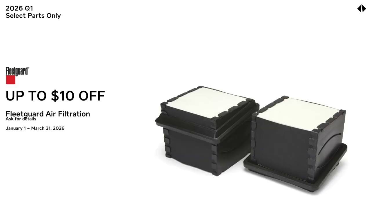 Thompson Truck Group Parts Specials Jan-Mar 2026