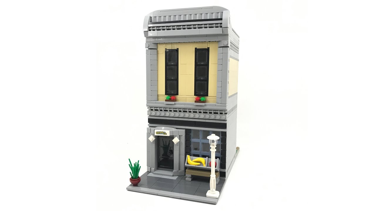 LEGO Modular-Compatible Grocery Store + Gym MOC