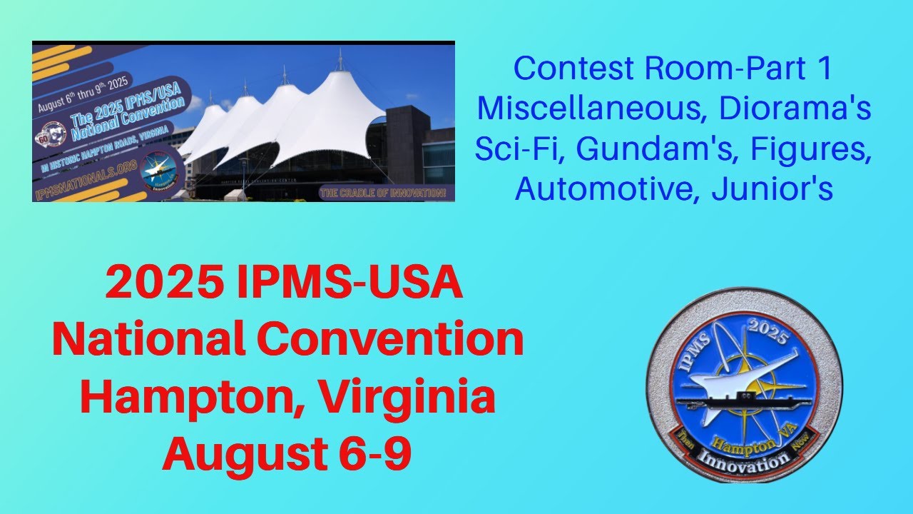 2025 IPMS National Convention Contest Room Part 1