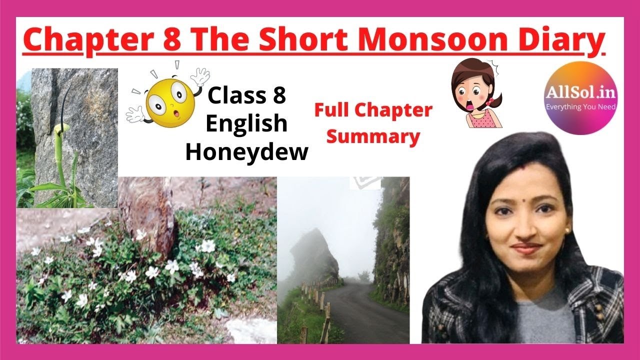 Chapter 8 The Short Monsoon Diary Class 8 English Honeydew