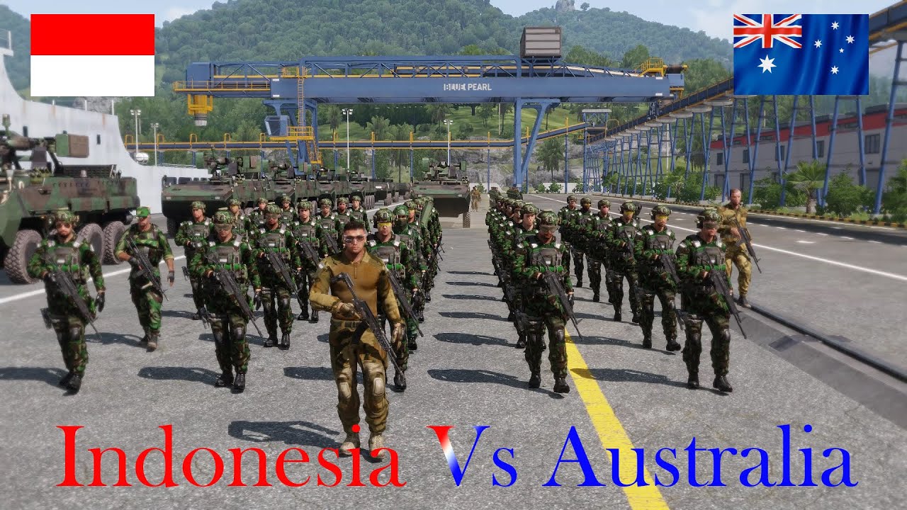 #Indonesia Vs #AustraliaIndonesian Invasion Of Australia  A short war Movie  Arma 3 Milsim