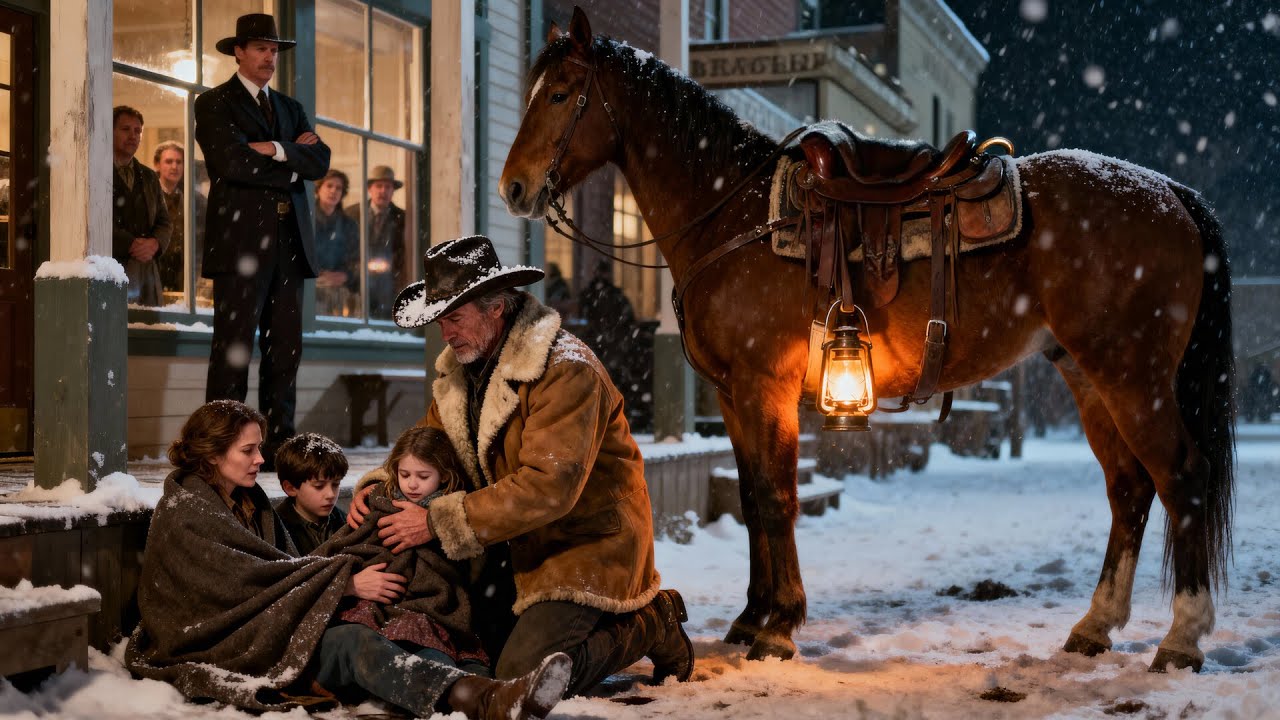 No One Gave Them Shelter — Until the Rich Rancher Lit His Lantern and Said “Stay Tonight.”