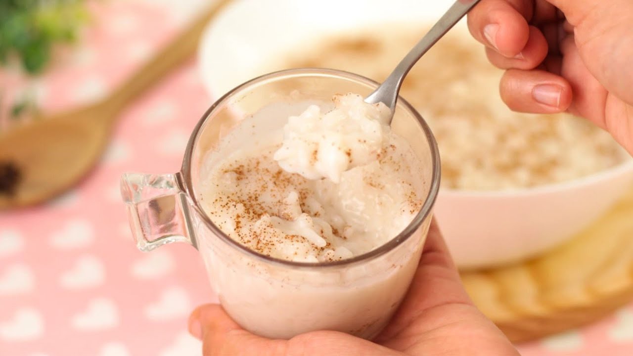 ARROZ DOCE CREMOSO FEITO COM LEITE DE COCO - Receita tradicional sem leite condensado