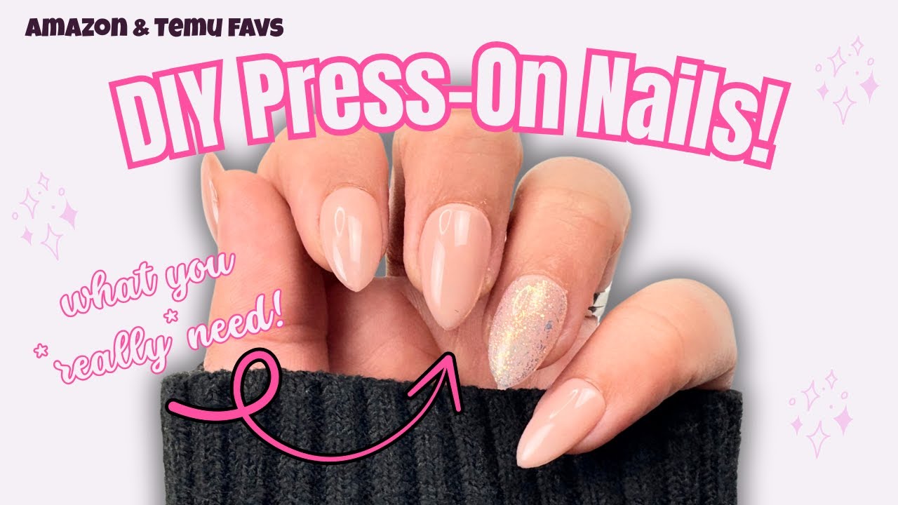 How To EASILY DIY Press-On Nails At Home