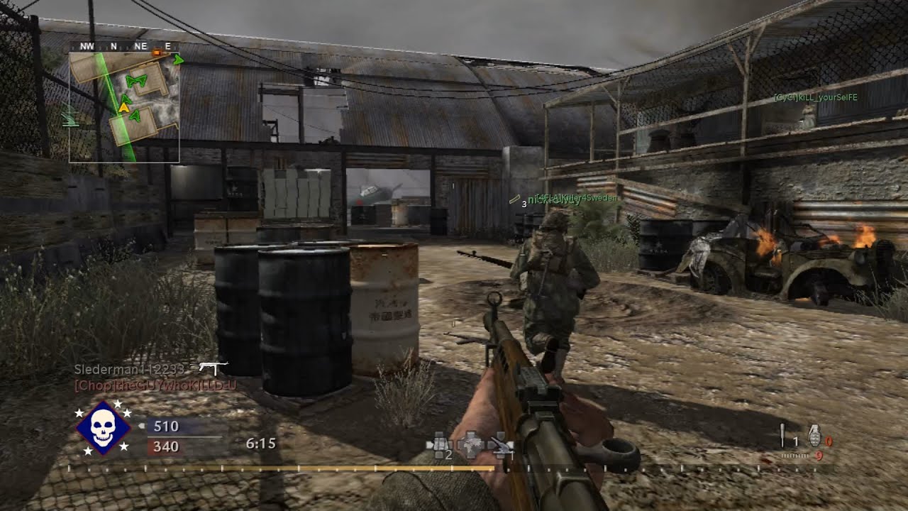CALL OF DUTY WORLD AT WAR: TEAM DEATHMATCH GAMEPLAY (NO COMMENTARY)