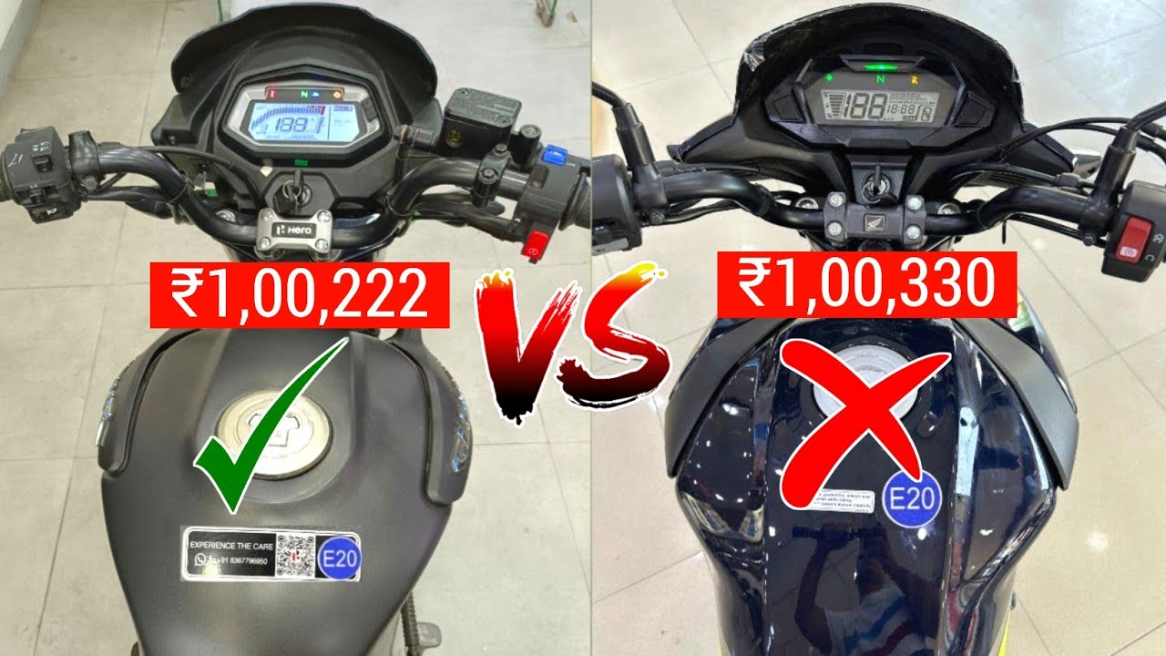 मात्र ₹100 दोनों में अंतर 😱 2024 New Hero Glamour Xtec E20 Vs New Honda SP 125 E20 - Comparison !!!