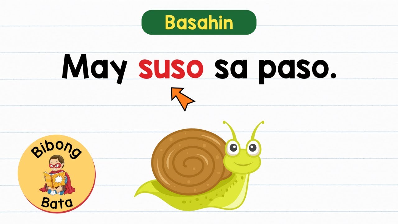 Magbasa ng Pangungusap na may Dalawang Pantig | Matutong Bumasa ng Tagalog | Kindergarten at Grade 1