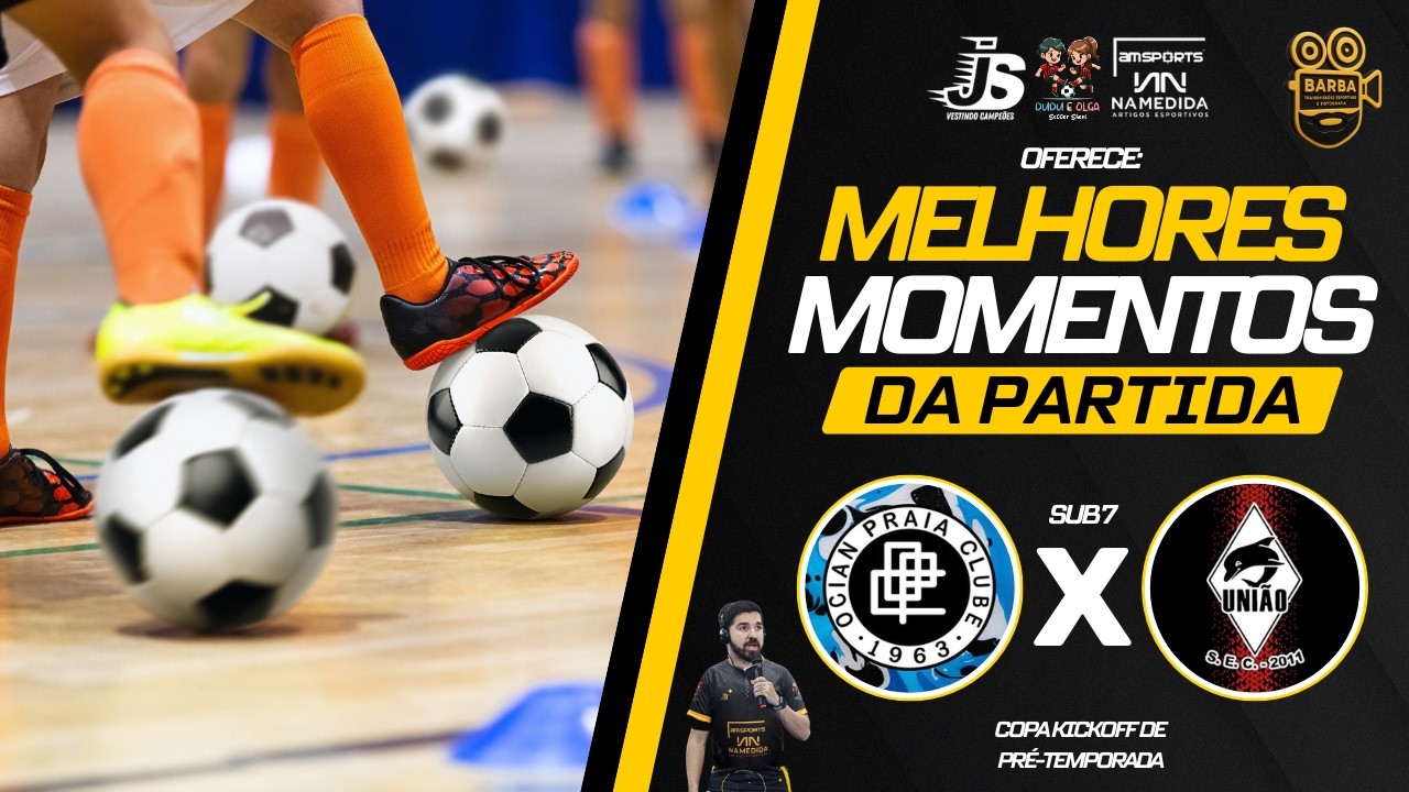 Melhores Momentos - Grêmio Ocian vs União RD - Copa KickOff de Pré Temporada Sub7