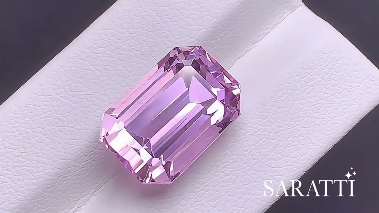 Natural Kunzite Emerald Cut 15.02ct | SARATTI