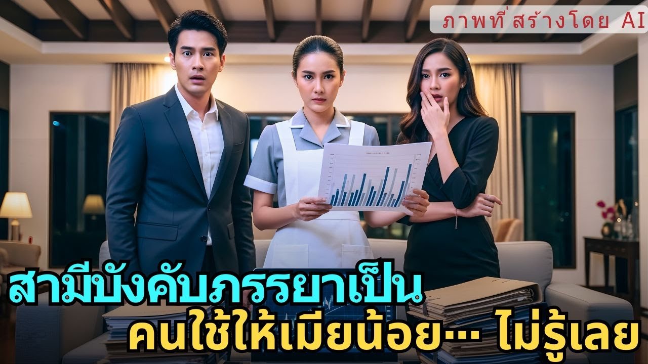 สามีบังคับภรรยาเป็นคนใช้ให้เมียน้อย… ไม่รู้เลยว่าเธอคือ “ตำนานการลงทุน” ที่เขาคุกเข่า |AI FICTIONAL