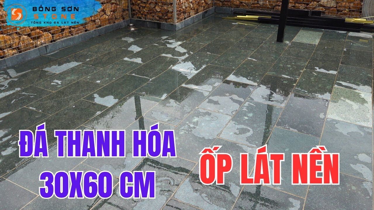 Đá xanh Thanh Hóa 30x60Cm ốp lót nền|| Xem ngay