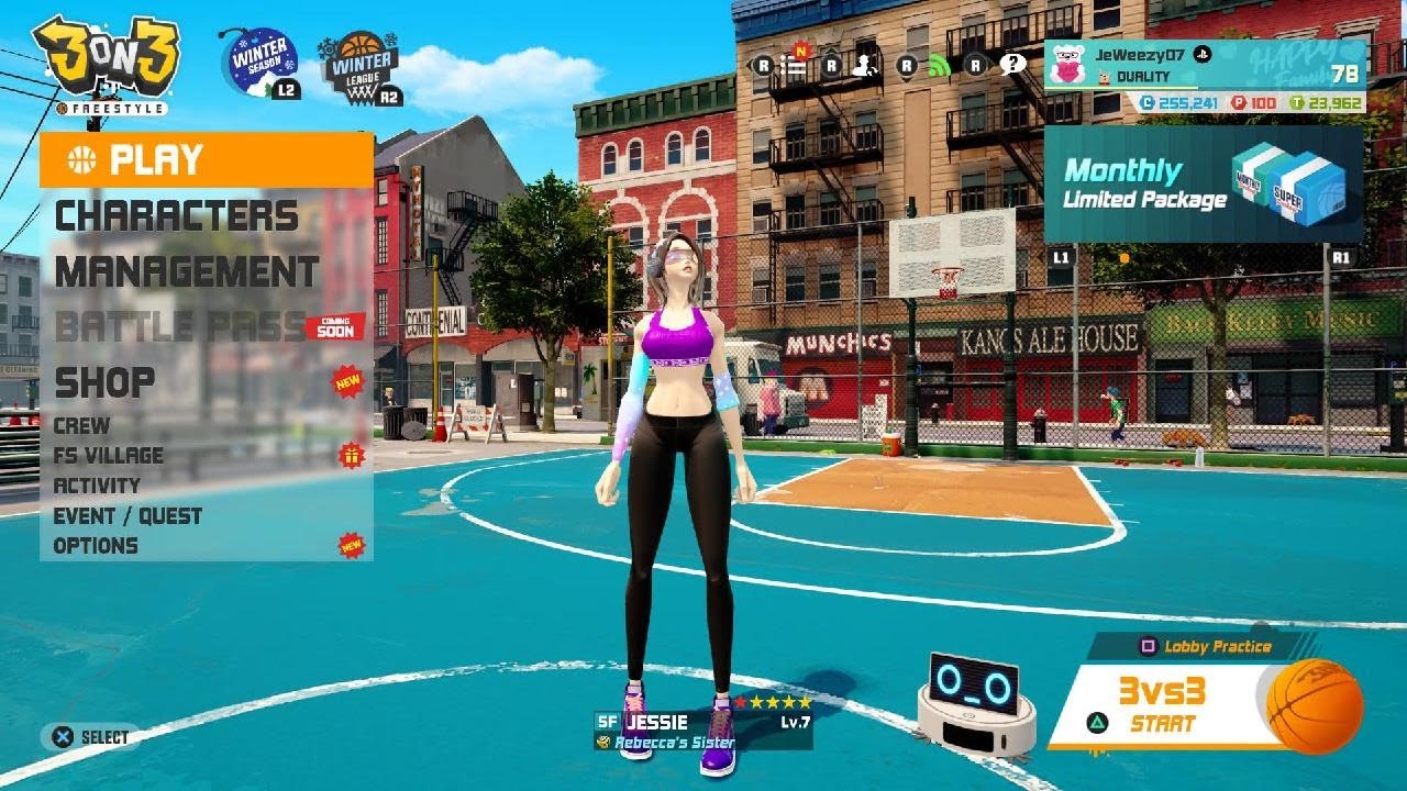 3on3 FreeStyle Practice Mode