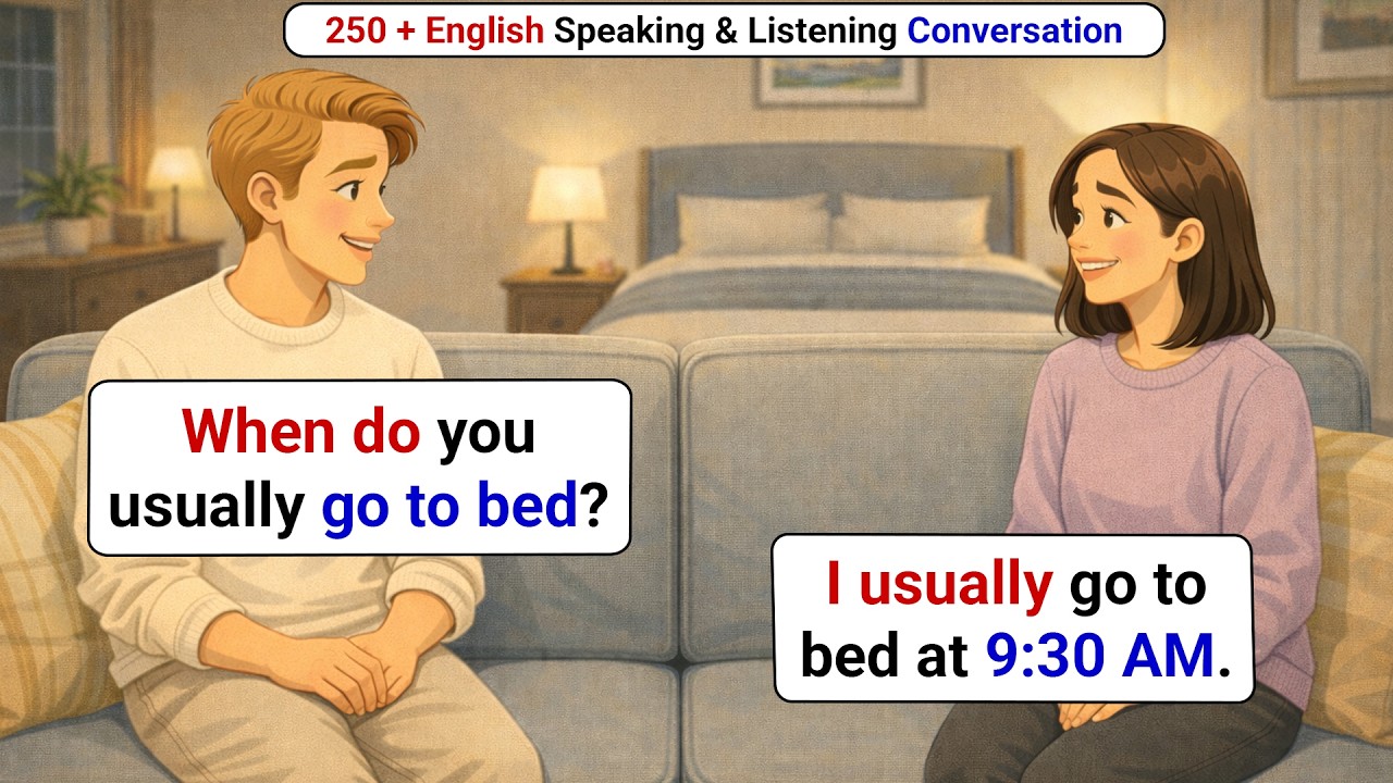 English Speaking and Listening Practice | Daily English Conversations Practice For Beginners