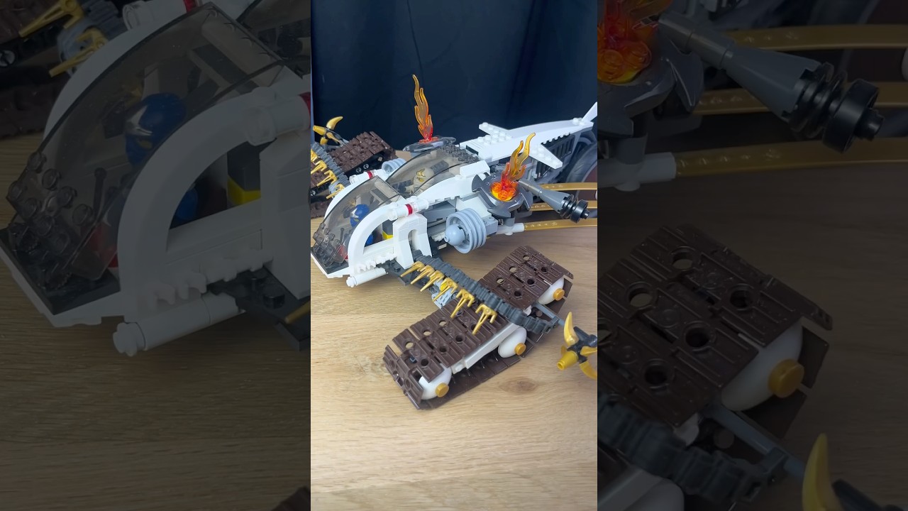 Comparing every Ninjago combo vehicle #lego #ninjago #legoninjago #dragonsrising #afol