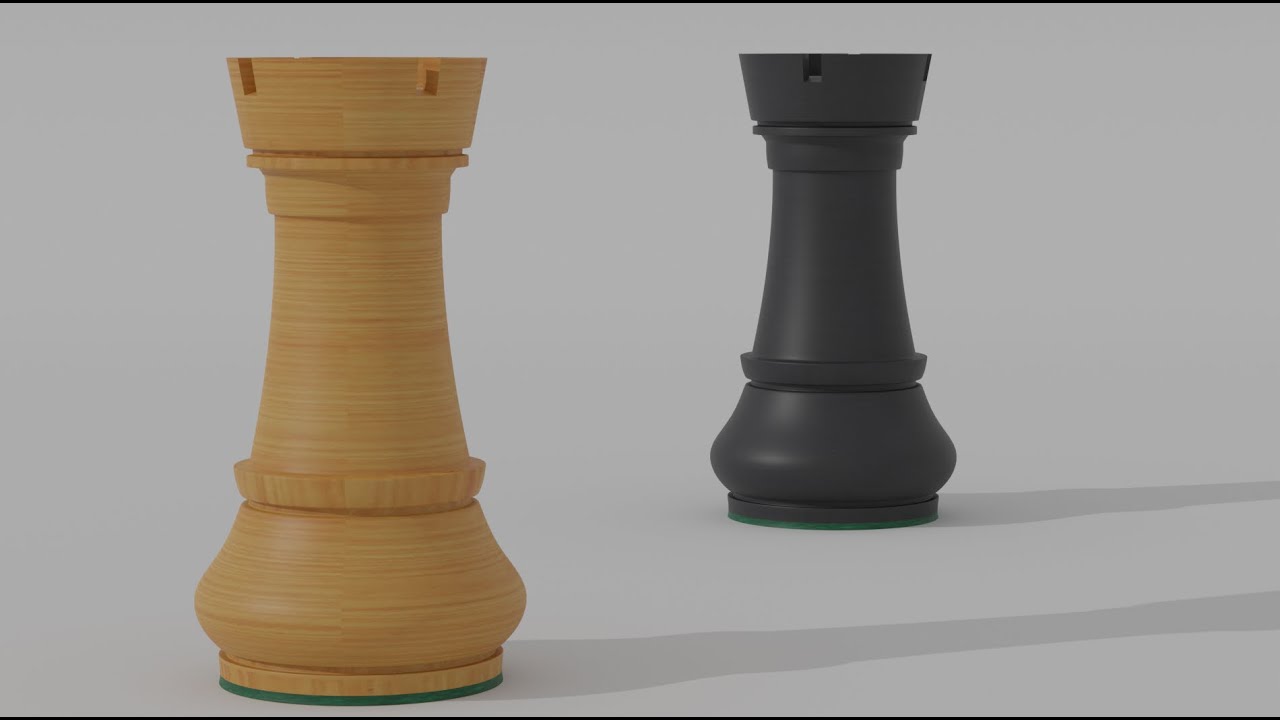 LET'S MODEL A ROOK CHESS PIECE | BLENDER 2.92