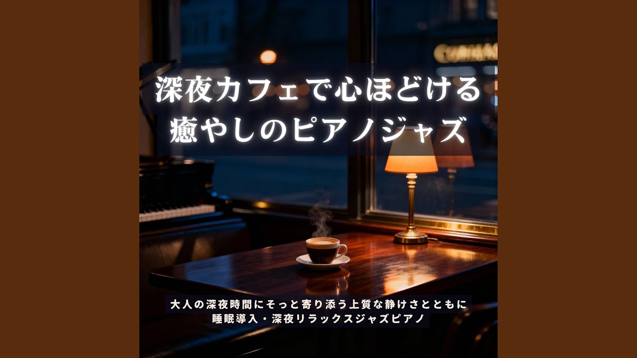 静かな夜カフェで楽しむ癒やしのジャズ −...