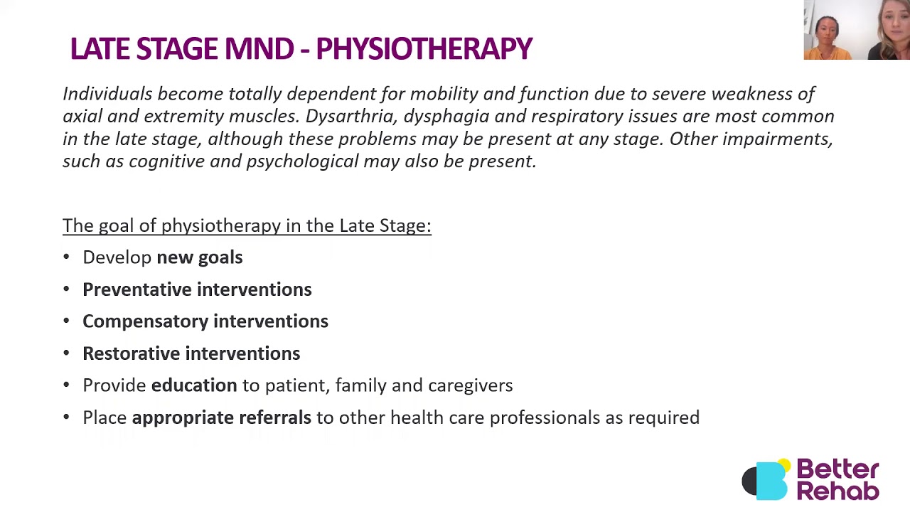 Exercise and MND