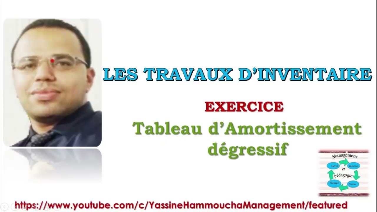 exercice d application   le tableau d amortissement dégressif 2