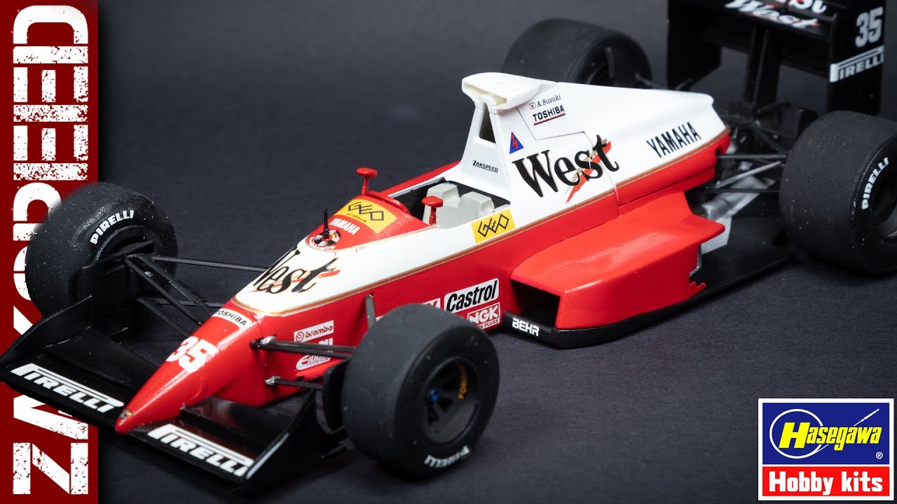 Zakspeed 891 Formula 1 car (Hasegawa 1/24 scale model)