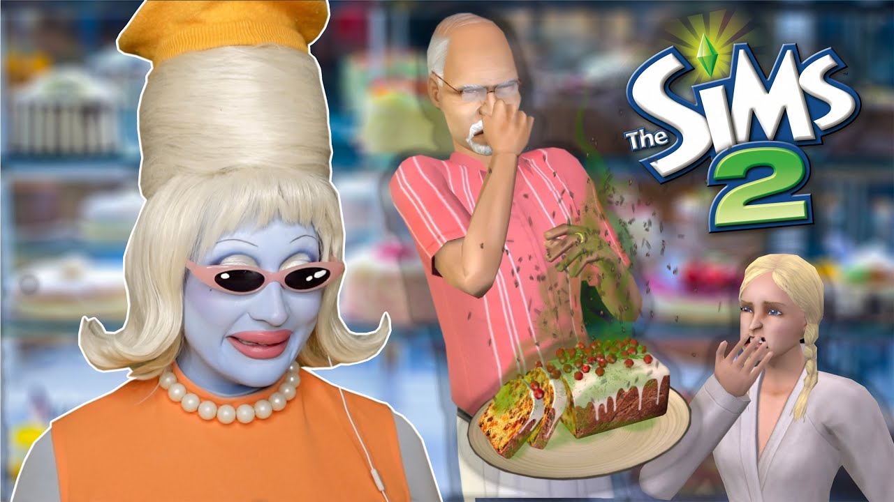 I made the TRASHIEST bakery in the sims 2