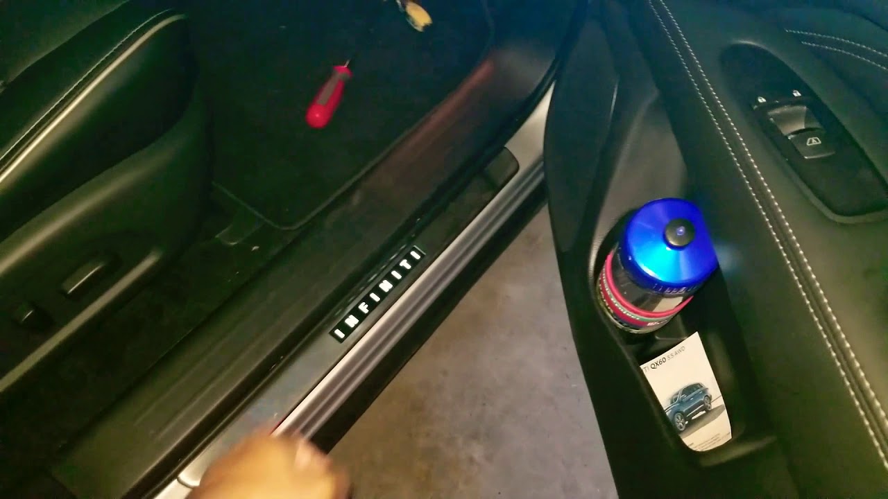 QX60 Illuminated Kick Plate Wiring Passenger Side