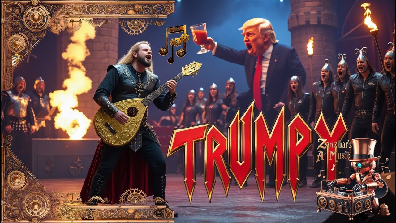 Trumpy - Hilarious Bardcore Glam Metal Parody of &lsquo;Sherry&rsquo; | AI Music Satire