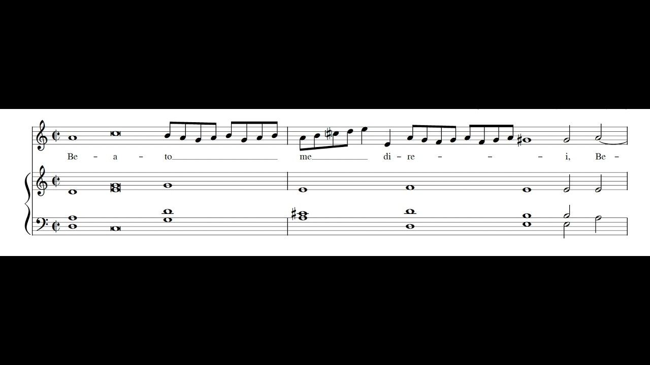 GIROLAMO DALLA CASA: Beato me direi PDF SCORE