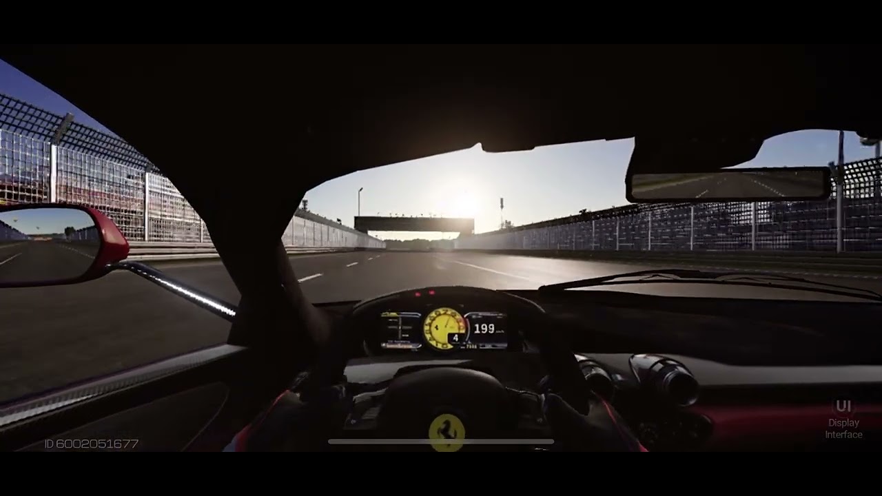 POV - 2016 LaFerrari 6.2l V12 at Indianapolis Motor Speedway(Mini Circuit)clear daylight