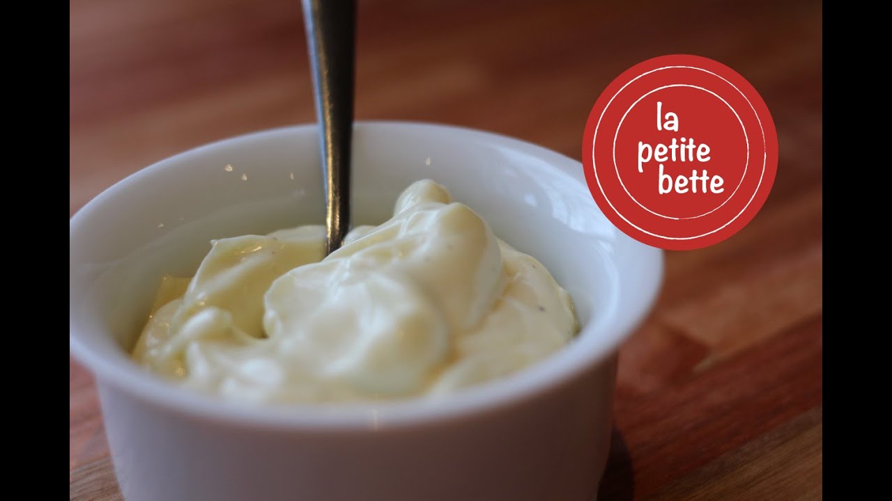 Mayonnaise maison en 28 secondes