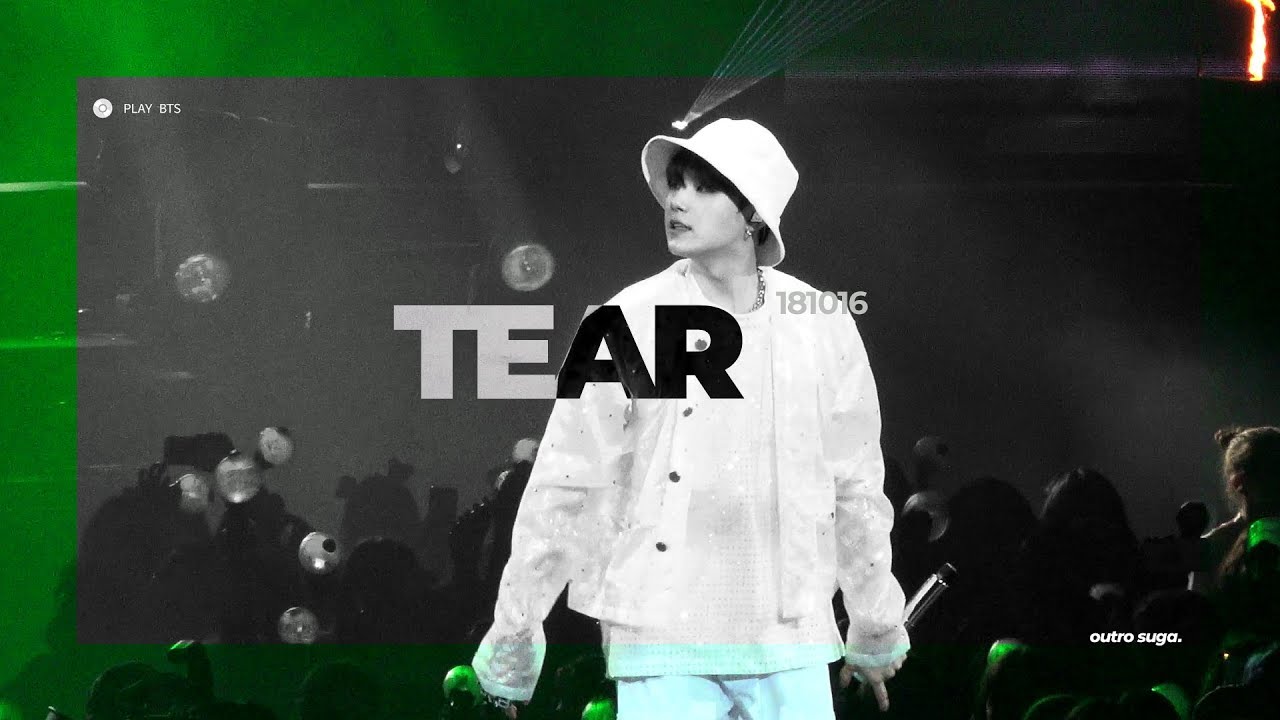 181016 Tear - 방탄소년단 슈가 직캠 BTS SUGA FOCUS (4K fancam)