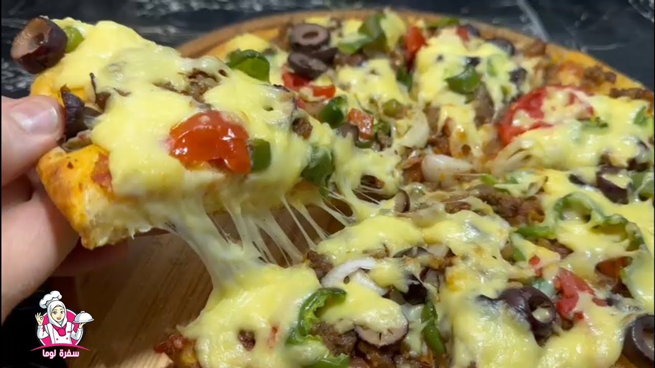 البيتزا الاقتصادية وصلصة البيتزا خطوة بخطوة وطعم ينافس المحلات 😋😋👌