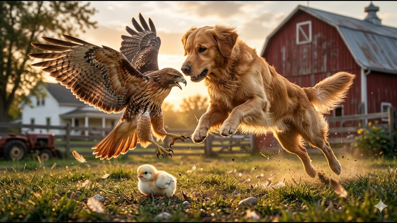 Do You Know a Dog Can Kill Two Hawks… And Survive? 🐕🦅