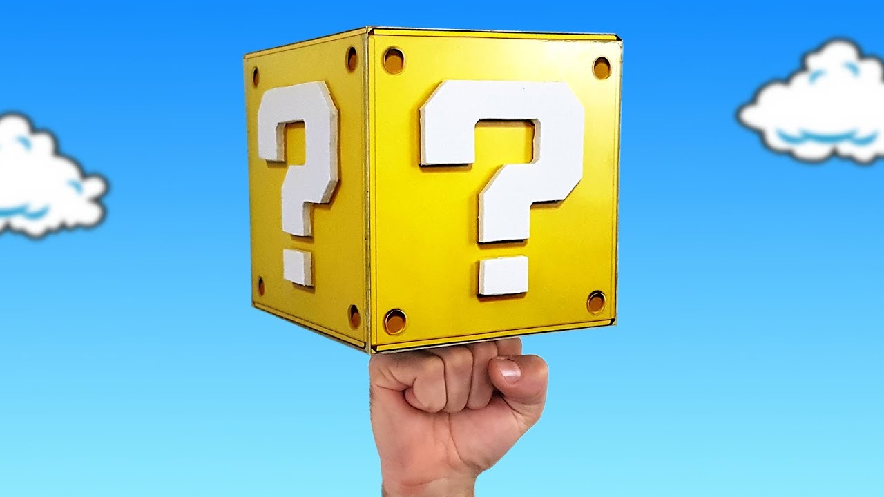 SUPER MARIO QUESTION BLOCK - GAMER DECORATION | Creative Minds