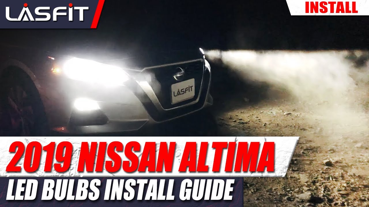 2019 Nissan Altima S | How to install LED headlight bulb turn signals interior lights...